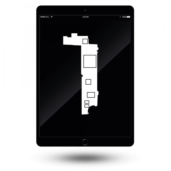 iPad 9,7" (2018) Reparatur des Logicboards (Hauptplatine)