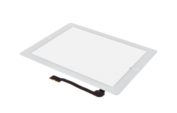 iPad 4 - Displayglas inkl. Touch weiß